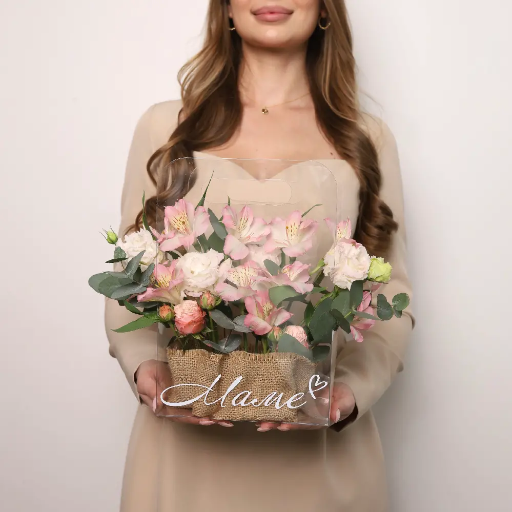 "За нежные объятия". Композиция 39 в сумочке для Мамы