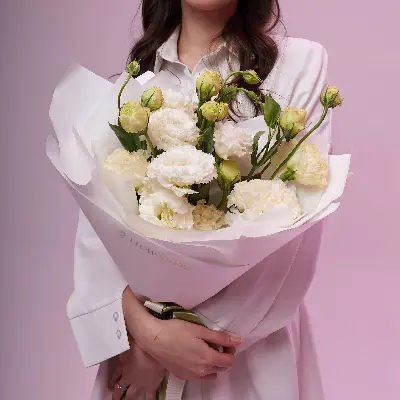 Букет 1410 из эустомы