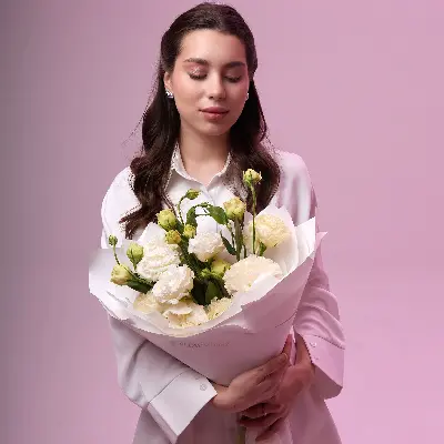 Букет 1410 из эустомы