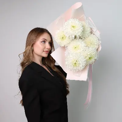 Букет 301 из хризантем