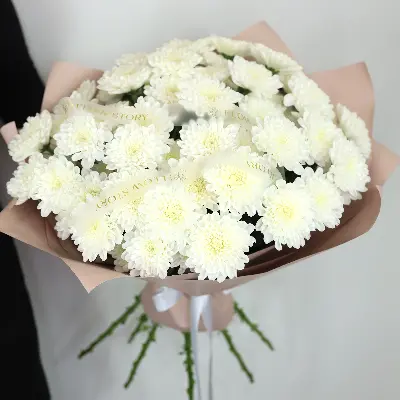 Букет 50 из хризантем