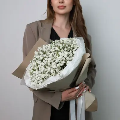 Букет 55 из гипсофил