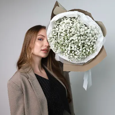 Букет 55 из гипсофил