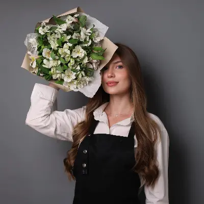 Букет 563 из альстромерии