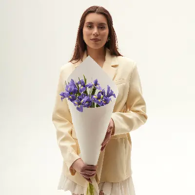 Букет 8005 из ирисов