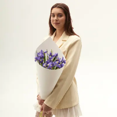 Букет 8005 из ирисов