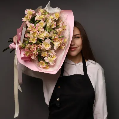 Букет 969 из альстромерии