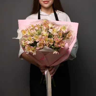 Букет 969 из альстромерии