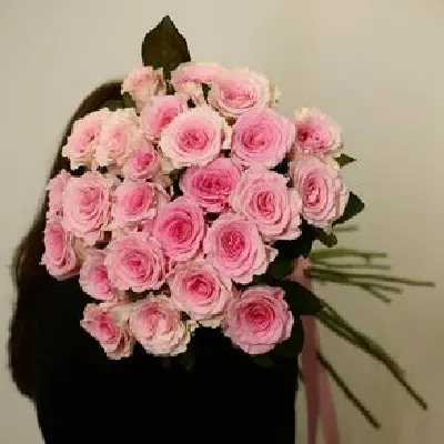 Моно букет из 25 роз Мандала