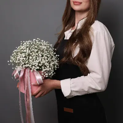 Шляпная коробка 16 из гипсофил