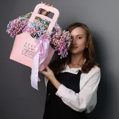 Сумочка 885  из гипсофил